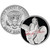 Marilyn Monroe in White Dress Colorized Half Dollar Coin  Alt Image 1