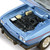 1984 Ford Capri Mk.III 2.8 Injection RHD - Paris Blue Metallic 1:18 Scale Alt Image 5