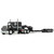Ford LTL 9000 with Flat Top Sleeper & Tri-Axle Lowboy Trailer 1:64 Scale Main Image