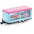1973 Chevrolet Cheyenne Super 30 with 1985 Chevrolet Camaro IROC-Z & Dual Axle Trailer - Cherry Coke 1:64 Scale Alt Image 2