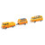 1960 VW Double Cab Truck with 1960 VW 15-Window Bus - Fanta 1:64 Scale Main Image
