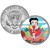 Betty Boop in Red Dress Colorized Half Dollar Coin  Alt Image 1