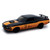 1970 Ford Mustang Mach 1 428 - Orange & Black 1:64 Scale Main Image