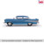1957 Chevrolet Bel Air Sedan with Continental Kit - Harbor Blue 1:64 Scale Alt Image 4