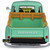 1950 Chevrolet 3100 Pickup Lowrider - Green 1:24 Scale Alt Image 5