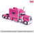 Peterbilt 379 - Pink 1:64 Scale Alt Image 2