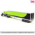 1990 Kenworth W900 with Refer Van - Neon Green and Black 1:64 Scale Alt Image 3