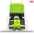 1990 Kenworth W900 with Refer Van - Neon Green and Black 1:64 Scale Alt Image 7