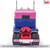 1973 Peterbilt 359 - Blue And Pink 1:64 Scale Alt Image 5
