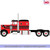 1973 Peterbilt 359 - Red And Black 1:64 Scale Main Image