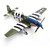 North American P-51B Mustang - John Bennett 487th Fighter Squadron - Blue-Nosed Bastards of Bodney 1:72 Scale Alt Image 3