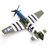 North American P-51B Mustang - John Bennett 487th Fighter Squadron - Blue-Nosed Bastards of Bodney 1:72 Scale Alt Image 5