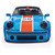 2026 Porsche KS-R by Khyzyl Saleem - Metallic Blue Racer 1:18 Scale Alt Image 7