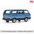 1989 VW T3 Multivan - Blue 1:43 Scale Alt Image 1