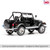 1986 Jeep CJ-7 Laredo - Black 1:43 Scale Alt Image 1
