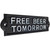 Free Beer Tomorrow Cast Iron Wall Sign Iron and Blossom (58028)  Alt Image 2