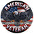 American Veteran Round Metal Sign  MS444  Main Image