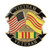 USA Vietnam Veteran Wavy Flags Lapel Pin 112025  Main Image
