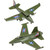 Prop Plane and Fighter Jet 1/50 Plastic Set Tim Mee (67900) 1:50 scale Main Image