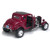 Motormax 1932 Ford 5-Window Hot Rod - burgundy 118 Scale Diecast Model by Motormax 17057NX