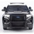 2022 Ford Police Interceptor Utility with Light Bars & Push Bumpers - B&W Alt Image 1