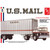 Ford C600 US Mail Truck w/USPS Trailer 1/25 Scale Kit Alt Image 1