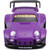 1995 Porsche 911 993 (RWB Twin Turbo) - Purple 1:64 Scale Alt Image 1