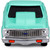 1972 Chevy C-10 Squarebody Pickup  - Green 1:64 Scale Alt Image 1