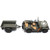 1/4-Ton Willys Jeep with Trailer 1/43 Die Cast Model Alt Image 8