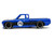 1972 Datsun 620 Pickup - Blue W/Rack 1:24 Scale Alt Image 1