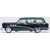 1954 Buick Century Estate Wagon - Baffin Green / Carlsbad Black 1:87 Scale Alt Image 1