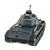 Remote Control German WWII Panther Tank - Gray w/Airsoft Cannon 1:18 Scale Alt Image 3