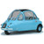 1956 Heinkel Trojan Postwar Bubble Car - blue 1:18 Scale Alt Image 1