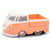 1960 VW Single Cab Truck - Orange 1:64 Scale Main Image