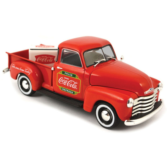 Motor City Classics 1953 Chevy Coca-Cola Pickup and Cooler 143 Scale Diecast Model by Motor City Classics 14933NX 687312781041 Motor City Classics 1953 Chevy Coca-Cola Pickup and Cooler 143 Scale Diecast Model by Motor City Classics 14933NX 687312781041