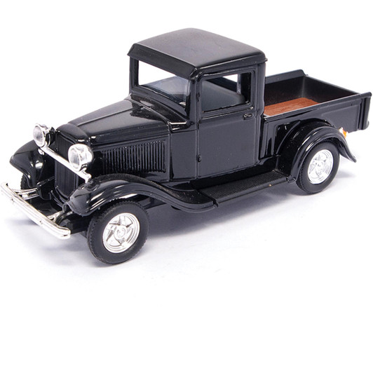 1940 Ford Matte Black Pickup 118 Scale Diecast Model by Motormax