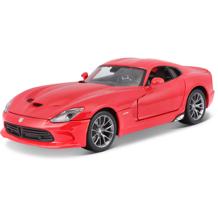 13 Srt Viper Gts Red 1 18 Scale Diecast Model By Maisto Collectable Diecast