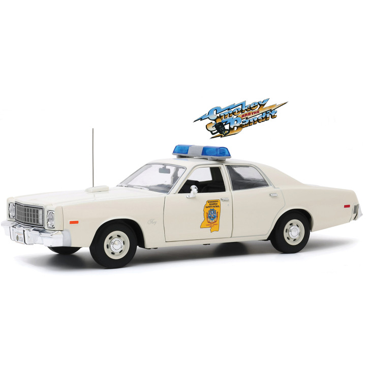 Smokey and the Bandit 1975 Plymouth Fury - Mississippi Highway Patrol 1:18 Scale Diecast Model by Greenlight Main Image