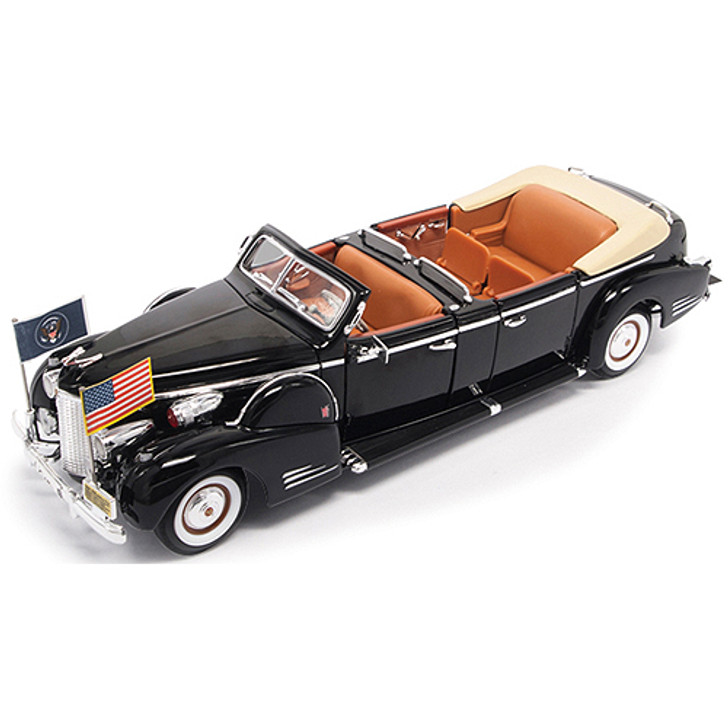 1938 Cadillac V-16 Presidential Limousine 1:24 Scale Diecast Replica Model  by Road Signature