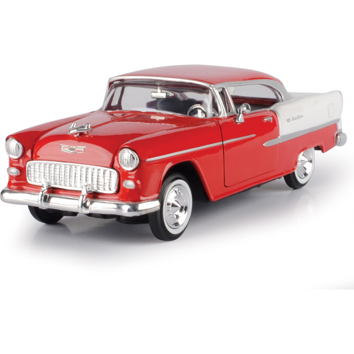 1955 chevy bel air coupe diecast replica