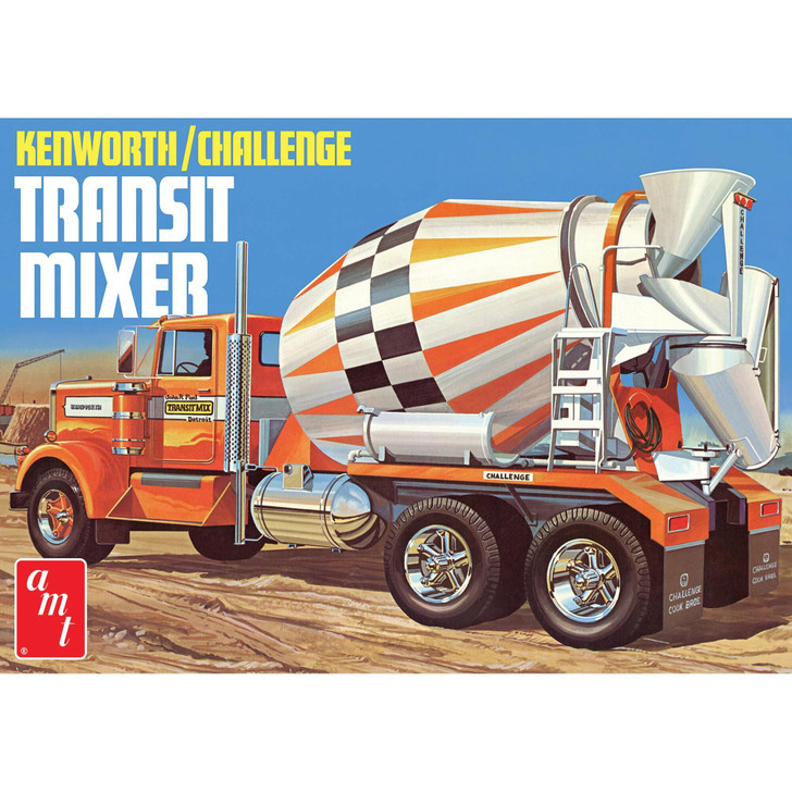 Kenworth /Challenge Transit Cement Mixer Model Kit 1:25 Scale Main Image