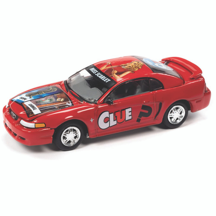2000 Modern Clue Ford Mustang (Miss Scarlet) - Red 1:64 Scale Main Image