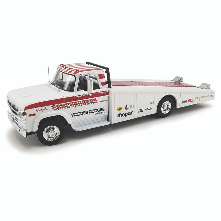 1970 Dodge D300 Ramp Truck - RAMCHARGERS 1:18 Scale Main Image