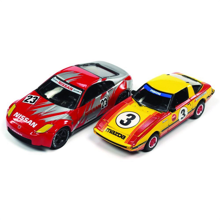 Import Heat 2 Pk - 2006 Nissan 350Z No. 23 & 1981 Mazda RX-7 No. 3