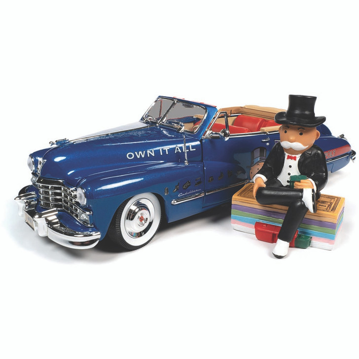 Monopoly 1947 Cadillac Convertible w/Resin Figure 1:18 Scale Main  