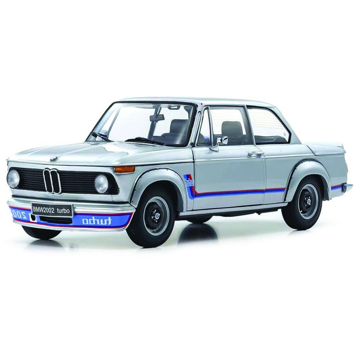 BMW 2002 Turbo - Silver 1:18 Scale Diecast Model by Kyosho