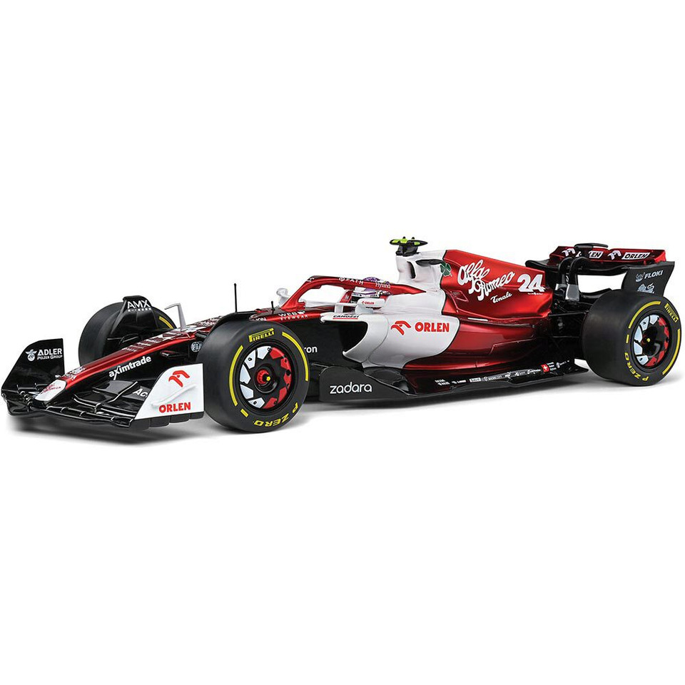 2022 Alfa Romeo F1 C42 Z.Guanyu White Canada GP 2022 1:18 Scale Main Image