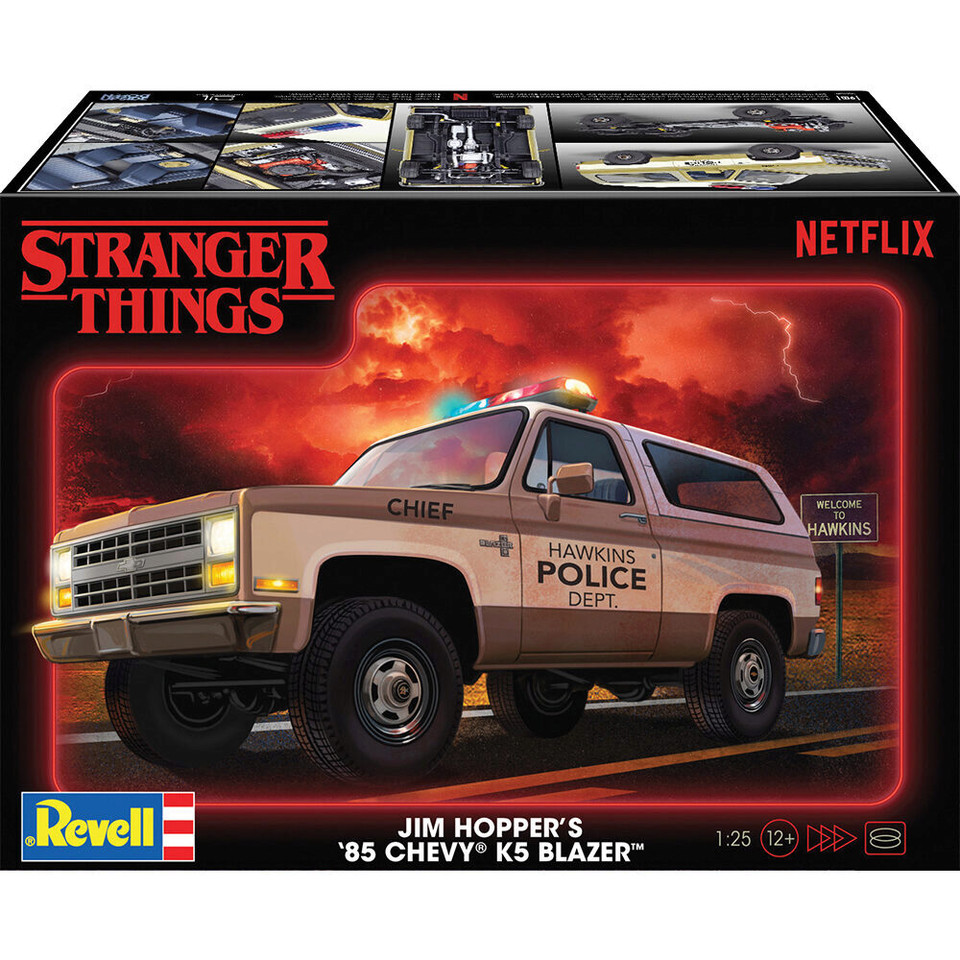 Jim Hopper's 1985 K5 Chevy Blazer - Stranger Things Model Kit Main Image