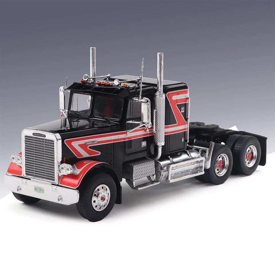 1977 Freightliner FLC 120 64 T - Black & Red Main Image