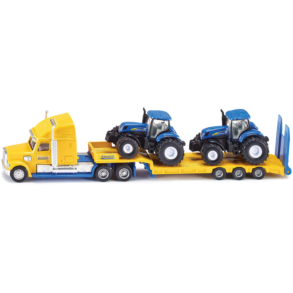 Tractor Trailer Truck With New Holland Tractors Main Image